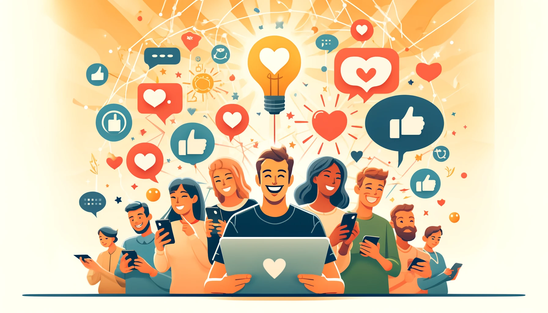 la tendencia del contenido positivo un refugio en tiempos de incertidumbre people smiling and